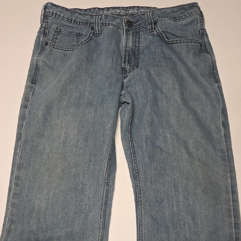 Men's Buffalo David Bitton Easy Fit Straight Blue Jeans‎ 33/32
